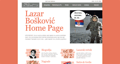 Desktop Screenshot of lazarboskovic.com