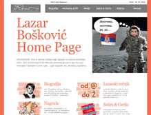 Tablet Screenshot of lazarboskovic.com